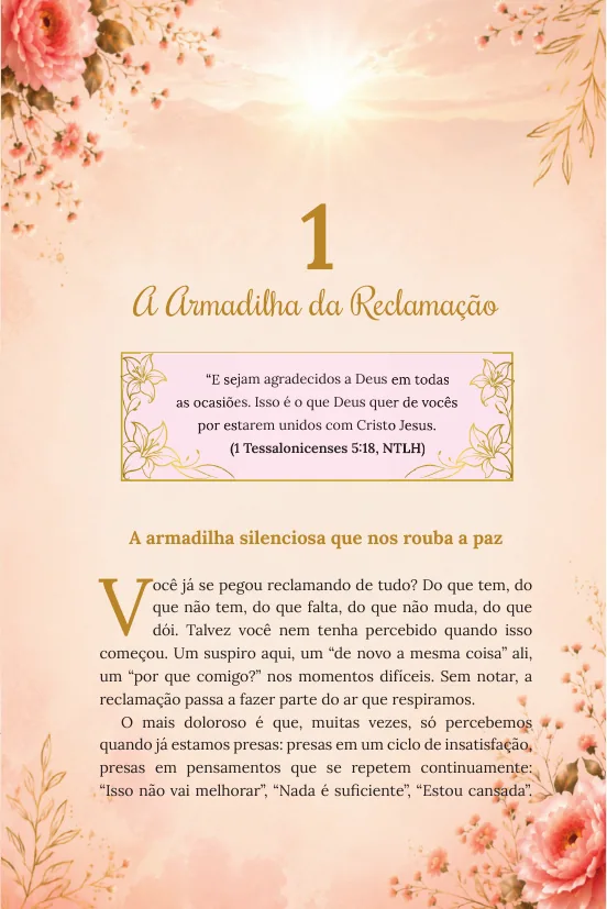 Página interna do livro